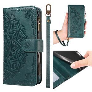 Funda tipo billetera con estampado de flores y cremallera para <span class=keywords><strong>Sony</strong></span> <span class=keywords><strong>Xperia</strong></span> 10 VII/1V <span class=keywords><strong>III</strong></span>/10 VII/<span class=keywords><strong>1</strong></span> VI, funda con marco para fotos, bolsa - Product Image 5