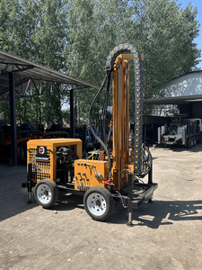 <span class=keywords><strong>Tractor</strong></span> Gemonteerde Dieselmotor Waterput Boorinstallatie 78kw Draagbare Kernmachine 300M Diep Boorgat Truck Voor Boerderij 300M Rock - Product Image 2