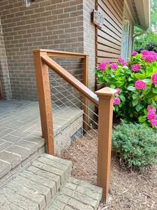 Barandilla <span class=keywords><strong>de</strong></span> barandilla <span class=keywords><strong>de</strong></span> <span class=keywords><strong>acero</strong></span> <span class=keywords><strong>inoxidable</strong></span> negro Barandilla <span class=keywords><strong>de</strong></span> cable Balcón Veranda para uso en balcón - Product Image 4