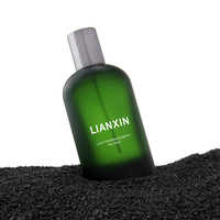 Bouteille de parfum 100 ml Bouteille de cologne givrée pour hommes en verre vide Bouteilles de pulvérisation de parfum de luxe uniques et personnalisées