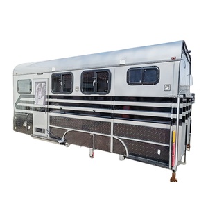 Remolque de Carga Recta Personalizado Elite para Dos Caballos con Armario Integrado para Transporte Equino en la UE - Product Image 1