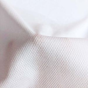 Hot Sale Leichter 100% Polyester Bird Eye Strick gewebe Atmungsaktiver <span class=keywords><strong>Interlock</strong></span>-Stil für Mädchen Sublimation druck - Product Image 3