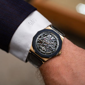 <span class=keywords><strong>AGELOCER</strong></span> Montres automatiques mécaniques à remontage automatique Squelette Marque Réserve de marche 80 heures Montres en caoutchouc - Product Image 3