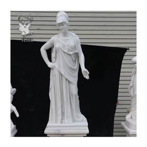 Decoración de jardín para el hogar al aire libre, figura de piedra de mármol blanco griego antiguo, estatua de tamaño real, <span class=keywords><strong>esculturas</strong></span> de figuras de mármol - Product Image 6