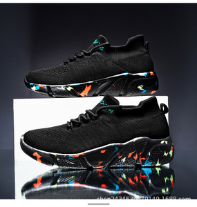 <span class=keywords><strong>Scarpe</strong></span> da <span class=keywords><strong>ginnastica</strong></span> unisex con tomaia in maglia, taglie extra large, antiscivolo, ammortizzanti, per jogging, palestra e tennis - Product Image 2