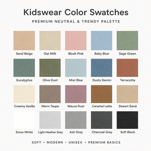 Felpa Minimalista per Bambini OEM ODM con Logo Ricamato, Produttore di Felpe Premium in <span class=keywords><strong>Pile</strong></span> Pesante - Product Image 5