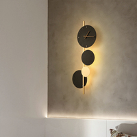 Amazon Dropshipping Lampu Jam Dinding Minimalis, Dekorasi Rumah Lampu Pasang Dinding Modern