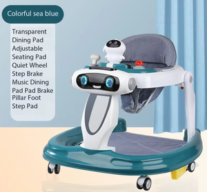 Porteur multifonctionnel <span class=keywords><strong>pour</strong></span> enfants, voiture d'apprentissage et trotteur, <span class=keywords><strong>jouet</strong></span> ludique avec fonction assis-<span class=keywords><strong>debout</strong></span>, prévention des jambes en O et anti-basculement - Product Image 5