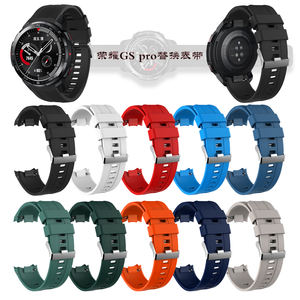 Correa de silicona para Samsung Galaxy ver activo/2/Amazfit TRB Bip/Huawei <span class=keywords><strong>watch</strong></span> GT2 correa de repuesto para Huawei <span class=keywords><strong>Honor</strong></span> <span class=keywords><strong>GS</strong></span> Pro - Product Image 4