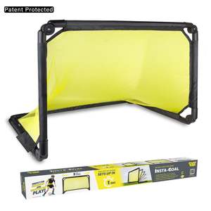 But de football pliable pour enfants - Équipement d'entraînement de football léger et portable, filet de but en PVC pliable automatiquement avec sac de transport - Product Image 1