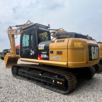 Excavatrice sur chenilles hydraulique Caterpillar Cat323d2l d'occasion à faible nombre d'heures de fonctionnement, meilleur prix, avec moteur d'origine