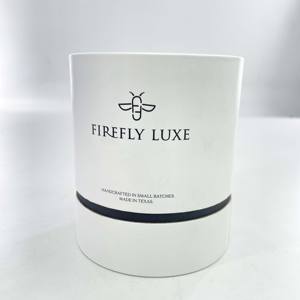 กล่องบรรจุภัณฑ์เทียนแบบกำหนดเอง กล่องกระดาษด้าน กล่องของขวัญทรงกระบอก หลอดเทียนทรงกระบอก หลอดกลมสีขาวคราฟท์ - Product Image 5