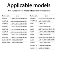 Pena pintar Stylus aktif pabrik untuk Apple 3rd iPad Pro Mini Air nirkabel tipe-c plastik pensil penolakan telapak tangan pengisian lebih cepat