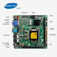 ITX-Q85M1 2 LAN 12 USB LGA 1150 Celeron/Pentium/i3/i5/i7 Prozessoren Mini Itx Industrial Motherboard Mini-itx Mainboard