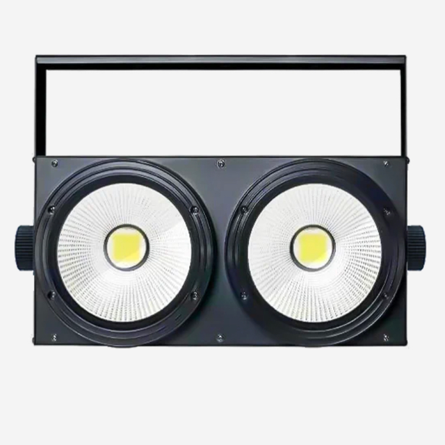 Clear Dual Lens LED COB Panel Lamp with DMX512 Sound Activated Control for Club Venue Lighting 3200K-6500K Warm White