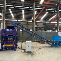 Machine automatique de fabrication de pavés JIUSHENG QT4-40, pression hydraulique PLC, capacité de 3000 briques/heure, 9,6 kW, pour briques en ciment