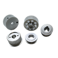 Poulie de distribution en aluminium de haute précision usinée sur commande CNC pour transmission industrielle