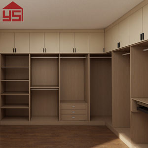 High Capacity <strong>Wooden</strong> Bedroom Furniture Wardrobe Cabinet with Drawers and Shelves <strong>Cupboard</strong> for <strong>Small</strong> Bedroom - Product Image 3