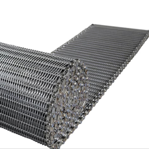 Thép không gỉ xoắn ốc dệt dây lưới vành đai với dệt trơn và hàn chống lão hóa xử lý Chuỗi liên kết lưới - Product Image 1