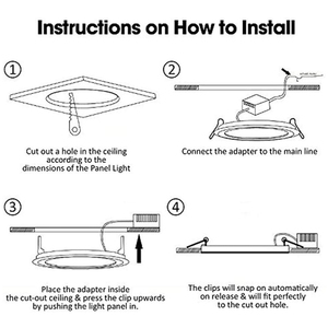 Loso แผงไฟ LED ติดเพดานทรงกลมทรงสี่เหลี่ยมบางพิเศษสำหรับใช้ในบ้านและร้านค้าในสำนักงาน - Product Image 6