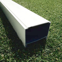 Fournisseur de canaux NFT en PVC B2B Chine 73*62mm Noir Blanc Système hydroponique MGS