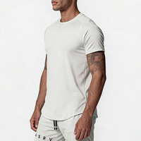 T-shirt de sport pour homme, style américain, en soie de lait, à manches courtes, respirant, à séchage rapide, haute élasticité, OEM ODM, été, jeunesse