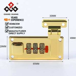 Zinc Alloy Customized Color Model CG-A4 Jewelry Box Lock Durable Anti Rust Metal <strong>Latch</strong> for Wooden Leather Gift Boxes DIY - Product Image 2