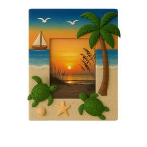 Tùy Chỉnh Nhựa Thủ Công Mỹ Nghệ Khung Ảnh Cho Du Lịch Lưu Niệm Và Bãi Biển Khu Nghỉ Mát Bên Bờ Biển Quà Tặng Khuyến Mãi Quà Lưu Niệm - Product Image 6