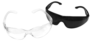 ALLESD透明プラスチック材料耐衝撃性安全目の保護安全メガネCEEN166Fクリアレンズ付き - Product Image 6