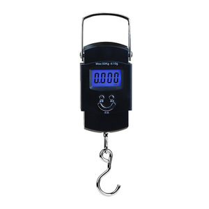 Báscula electrónica portátil de 50 kg con precisión de 10 g, pantalla LCD, báscula portátil para equipaje, viajes y pesaje de compras. - Product Image 4