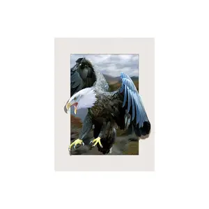 New 3d lenticular decoration 5d picture with frame