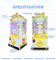 Nouveaux arrivages Lucky Wheel Marteau à jetons Cadeau Jeu Machine d'arcade Distributeur de prix commercial pour les centres commerciaux