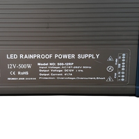 Alimentation à découpage LED 10A, sortie unique 12V 50/60Hz, entrée 100-250VAC, alimentation CC 400W pour montage sur rail DIN, usage industriel