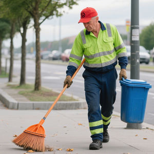 Sangle de capuchon réglable résistant à l'usure respirant anti-poussière Protection solaire Tissu d'<span class=keywords><strong>assainissement</strong></span> Chapeau Fournitures de protection du travail - Product Image 1