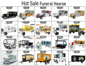 Vehículo de Transporte Especial, Carroza Fúnebre Eléctrica sin Caballos, Remolque Fúnebre de 6 Ruedas, Carroza Fúnebre - Product Image 4