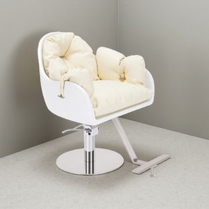 Silla de Peluquería Giratoria de Cuero con Altura Ajustable, Equipo de Peluquería Más Popular - Product Image 4