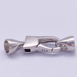 Mặt Dây Chuyền Sterling Silver End Cap Tôm Hùm <span class=keywords><strong>Clip</strong></span> On Clasp Nối Ngọc Trai Hạt Bracelet Fancy Vàng Trang Sức Móc Cài Vòng Cổ Làm - Product Image 6