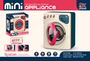 Nhà Máy Bán Buôn Thiết Kế Mới Makaron Màu Sắc Mô Phỏng Đồ Nội Thất Máy May Điện + Sắt + Giường Nhỏ Hội Đồng Quản Trị Đồ Chơi Trẻ Em - Product Image 2