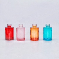 Vente directe usine – Flacon compte-gouttes en verre ambré à épaulement plat, épais, de 15 ml à 50 ml, pour sérum de soin et huile essentielle, couleur personnalisable