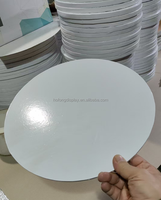Présentoirs jetables de nourriture de table de buffet de plateau de gâteau de forme de palettes de peinture pour la cuisson de gâteau et la partie