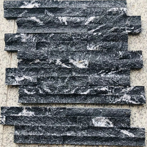 Natural White <strong>Split</strong> <strong>Face</strong> Tile Culture Stone Rustic <strong>Slate</strong> for Wall Cladding for Rusty Cement Stone Panel - Product Image 1