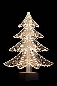 Coloré LED Arbre De Noël PVC Cadre Tour Intérieur/Extérieur Paysage Décoratif Lumières Télécommande IP68 Jour De L'an - Product Image 4