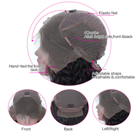 Perruque en cheveux humains pré-épilée, Remy brésilien, Lace Front 13x4, bouclée crépue, avec baby hair, pour femmes