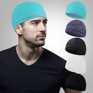 Summer Sun Protection Cycling Cap Breathable Ice Silk UV Sports Hat For Men Outdoor Solid Color - Product Image 1