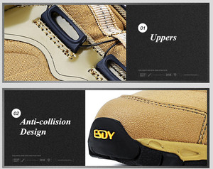 Scarpe da Trekking ESDY, Stivali Tattici da Escursionismo Leggeri con Chiusura Automatica Rapida, Scarpe da Montagna - Product Image 5