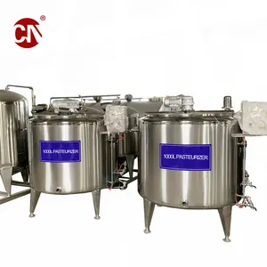 Ice cream mixing plant include mixing system pasteurizer homogenizer aging tank 1000L/Hour