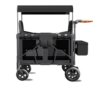 Produits de vente chauds Poussette pliante double pour enfants à quatre places - Product Image 3