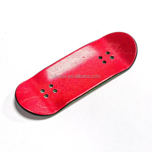 Custom Maple Fingerboard Deck 32/34mm High Concave Round Edge 4 Dyed Plies OEM Graphic - Product Image 3