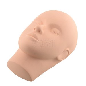 Mannequin de pratique de cils d'outil de beauté réutilisable de haute qualité pour le modèle de <span class=keywords><strong>tête</strong></span> de visage de cosmétologie de formation de maquillage de Massage <span class=keywords><strong>Pro</strong></span> - Product Image 3