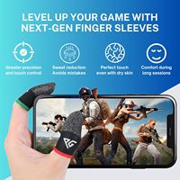 Ces manchons de doigts de jeu en fibre d'argent de qualité esports, à haute teneur en argent, conviennent aux jeux comme PUBG et AOV.